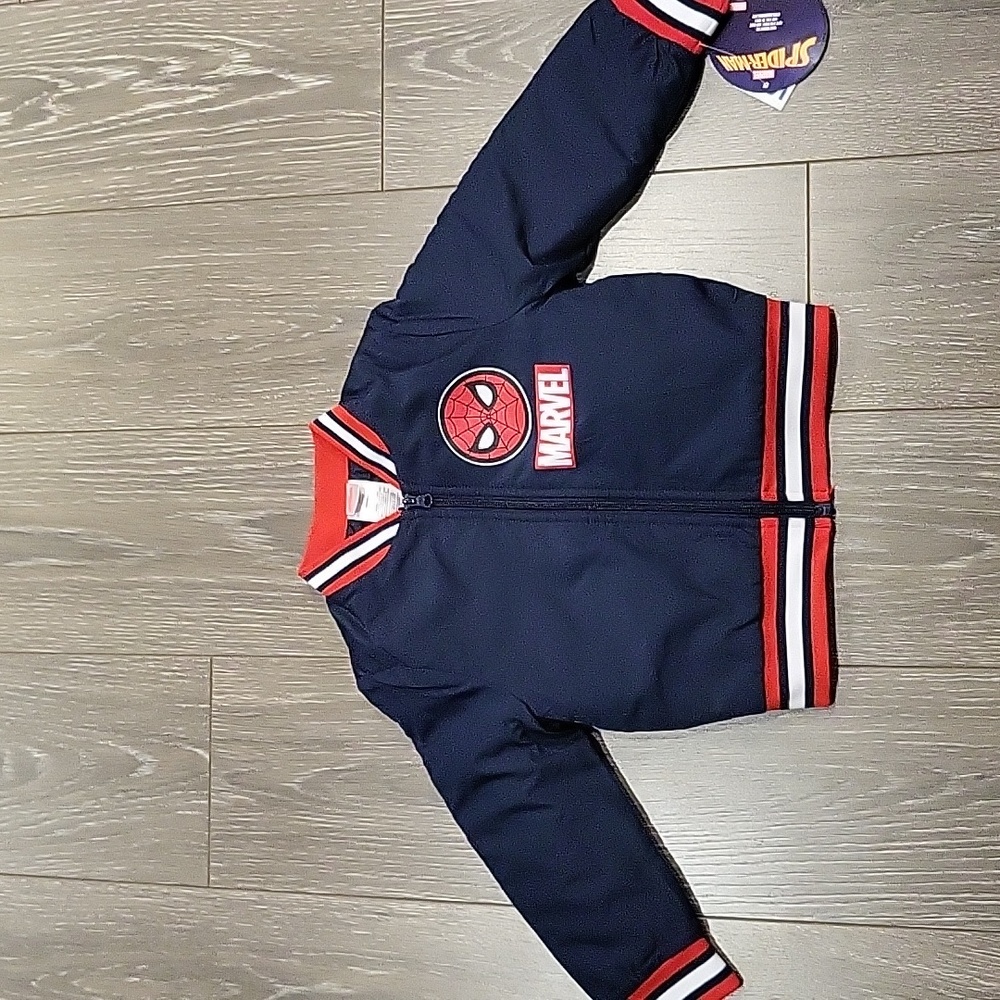 Boys Spiderman Light Jacket Size S